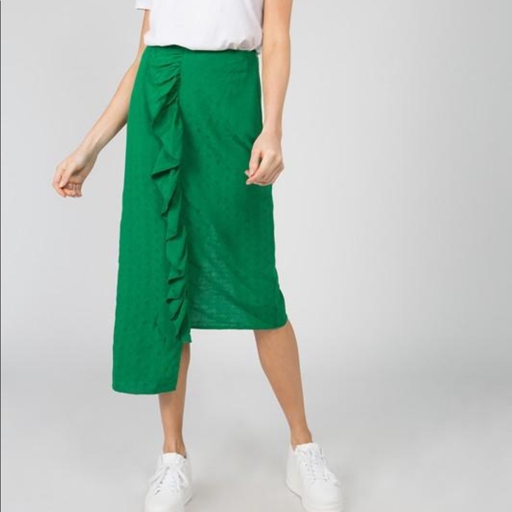 Fanco asymmetrical skirt and top